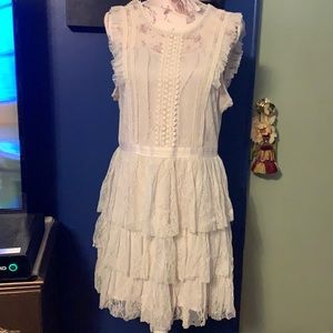 Chelsea and violet brand beige dress